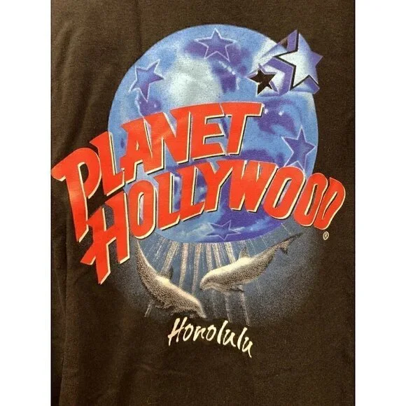 Planet Hollywood Honolulu Black T Shirt X-Large XL - Picture 4 of 4